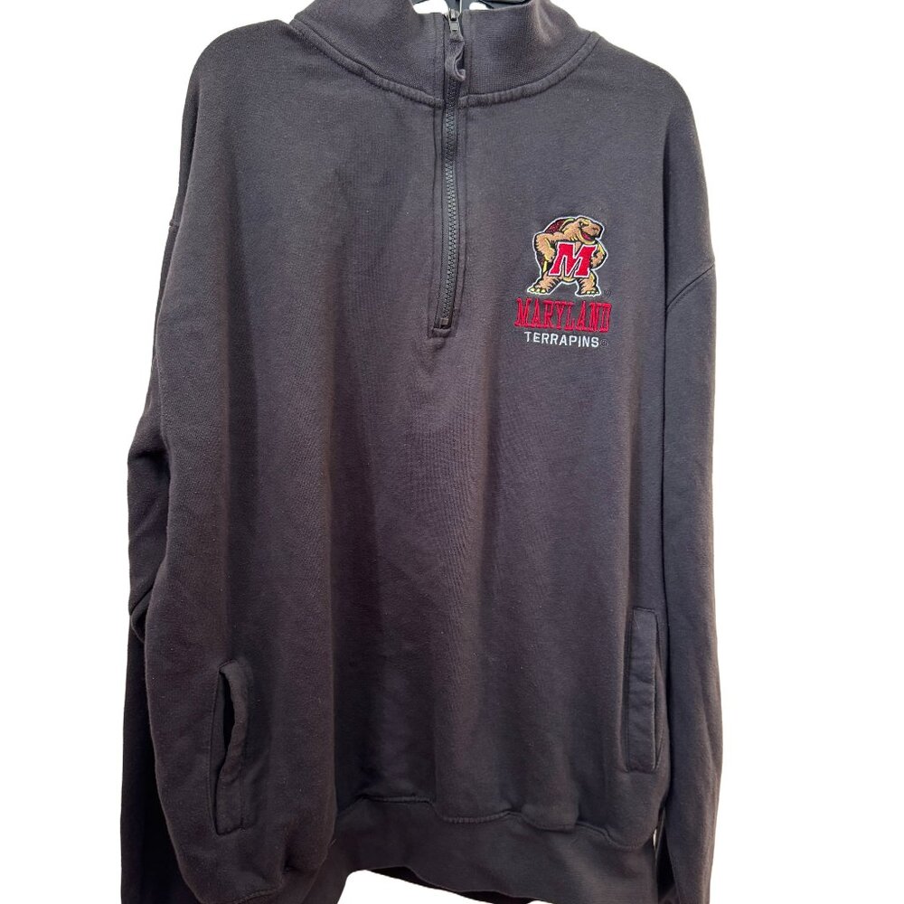 University of Maryland Terrapins Stadium Athletics 1/4 Zip Pullover, XL